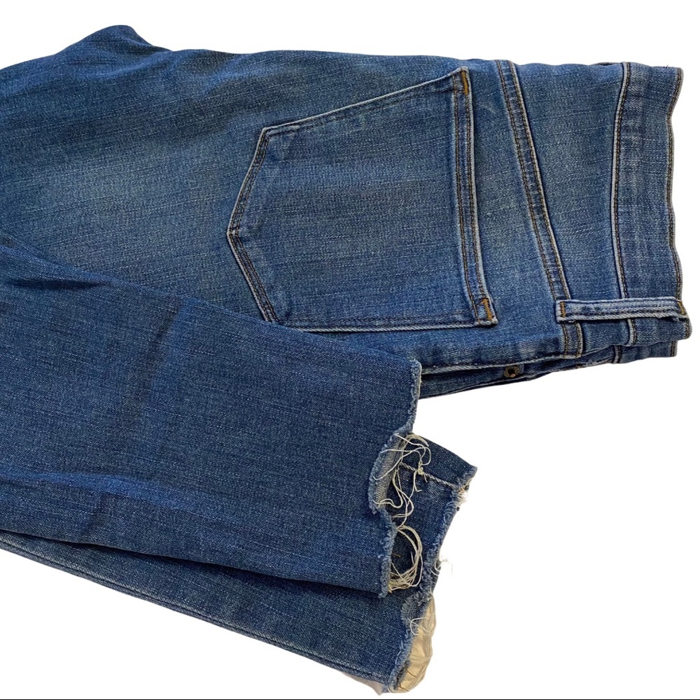 J.Crew high rise skinny jeans, blue. Size 27